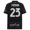 Camiseta de fútbol AC Milan Fikayo Tomori 23 Cuarta Equipación 23-24 Negra - Hombre